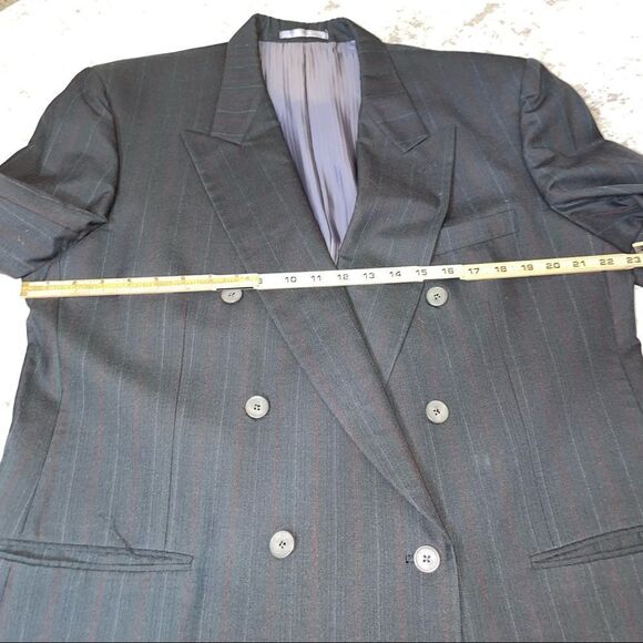 Buttega 100% wool milano coat Charcoal gray sports, blazer, suite jacket SZ 46" - Picture 5 of 12